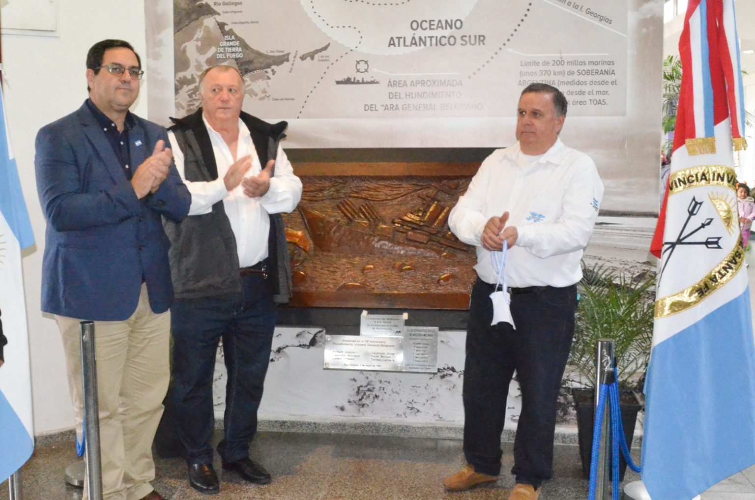 Reconquista conmemoró el 42º aniversario del hundimiento del Crucero ARA Gral. Belgrano